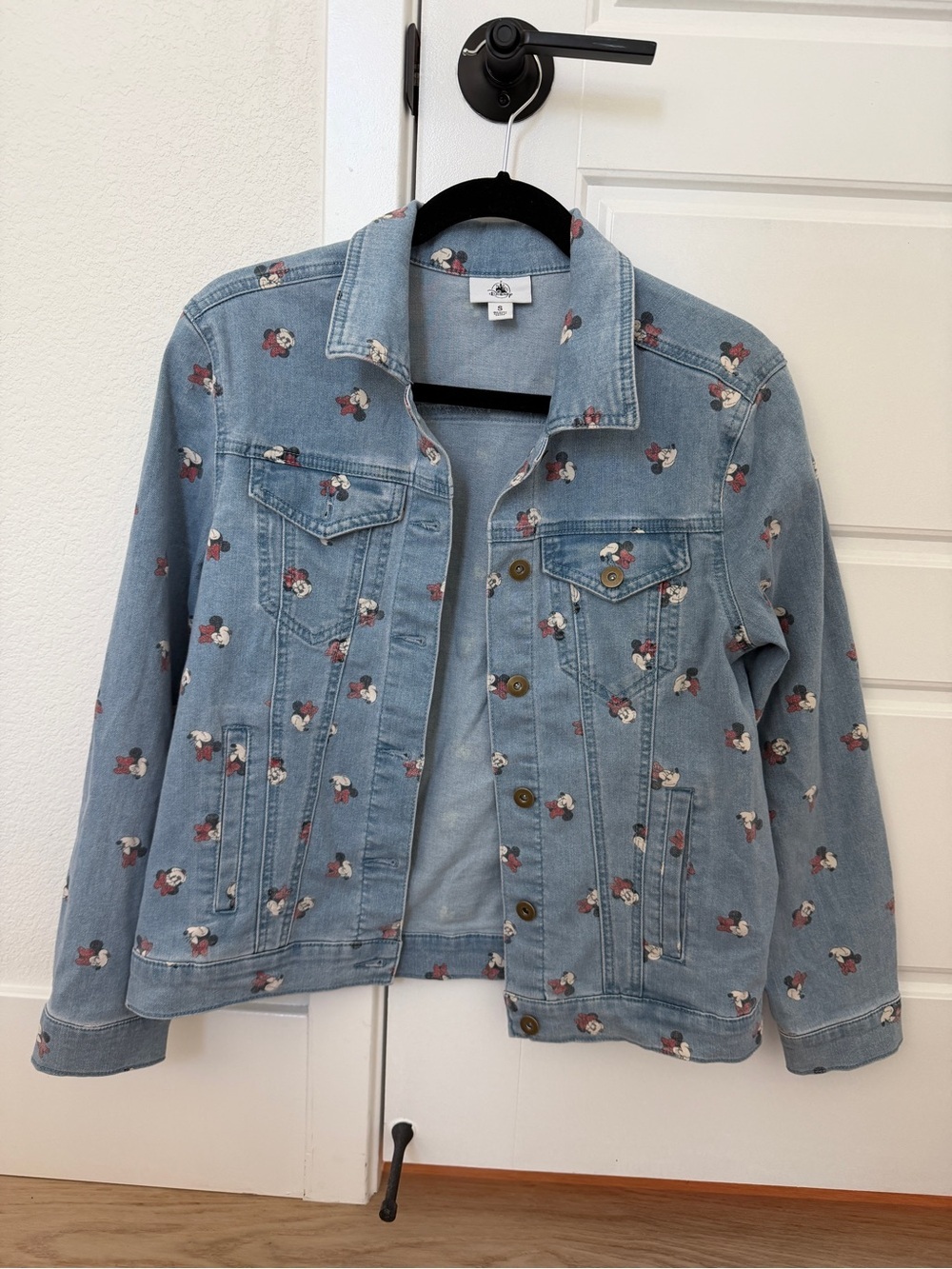 Disney Parks Minnie Mousw Denim Jacket women's small